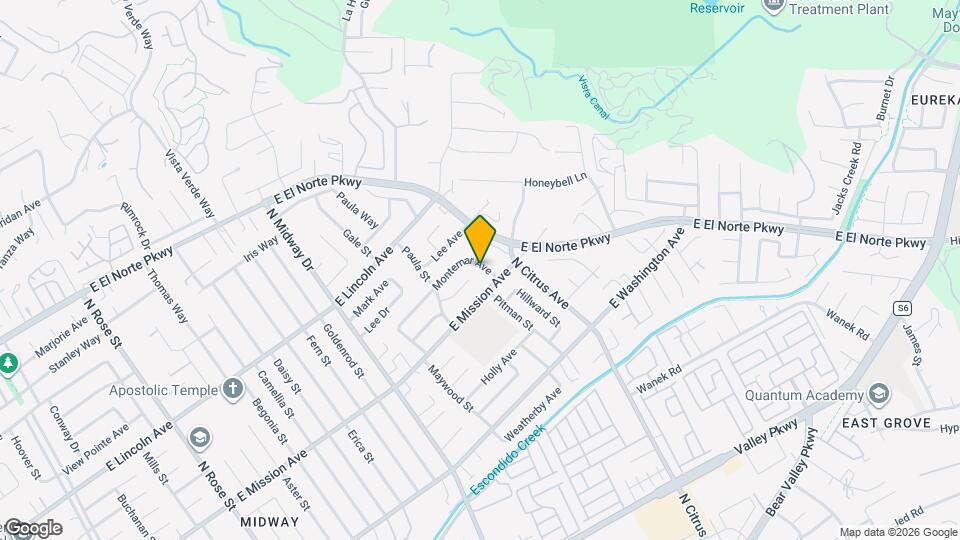 2257 Montemar Ave Map and Location Details