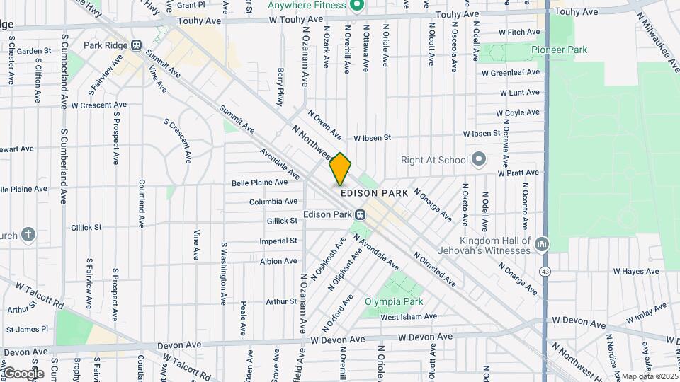 6789 N Olmsted Ave Map and Location Details