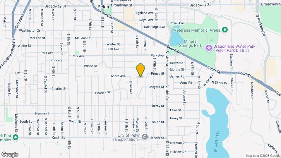 1102 Oxford Ave Mapa y Detalles de la Ubicación