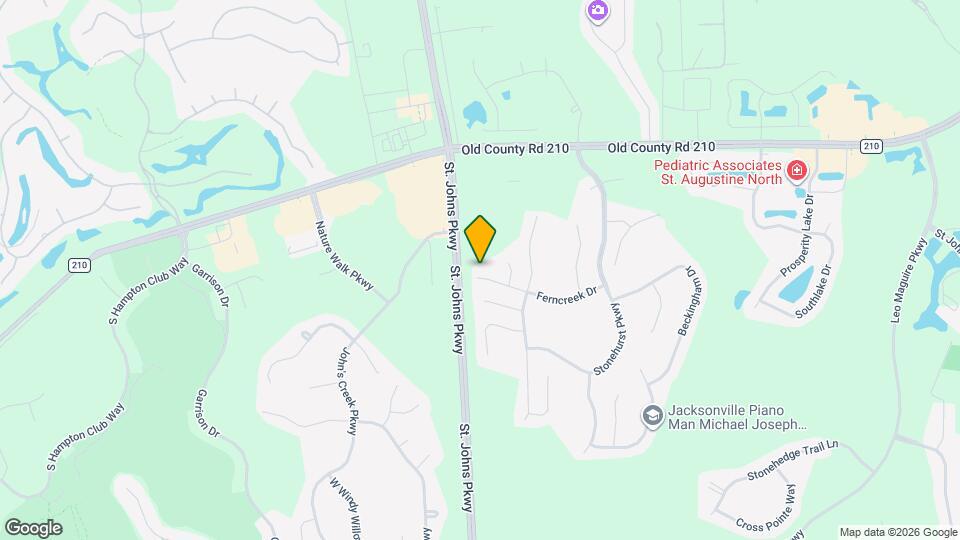 1800 Ferncreek Dr Map and Location Details