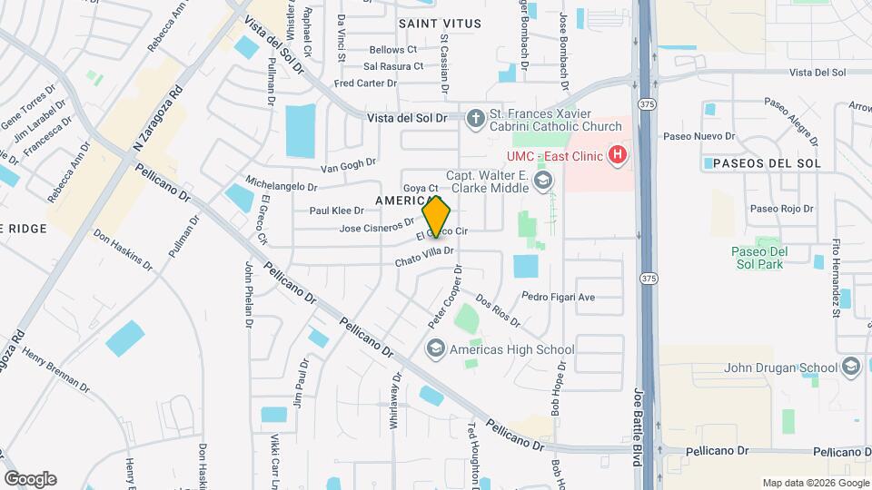 12157 Chato Villa Dr Map and Location Details