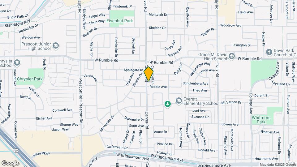 2612-2614 Carver Rd Map and Location Details