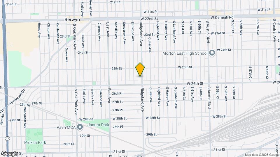 2528 Ridgeland Ave Map and Location Details