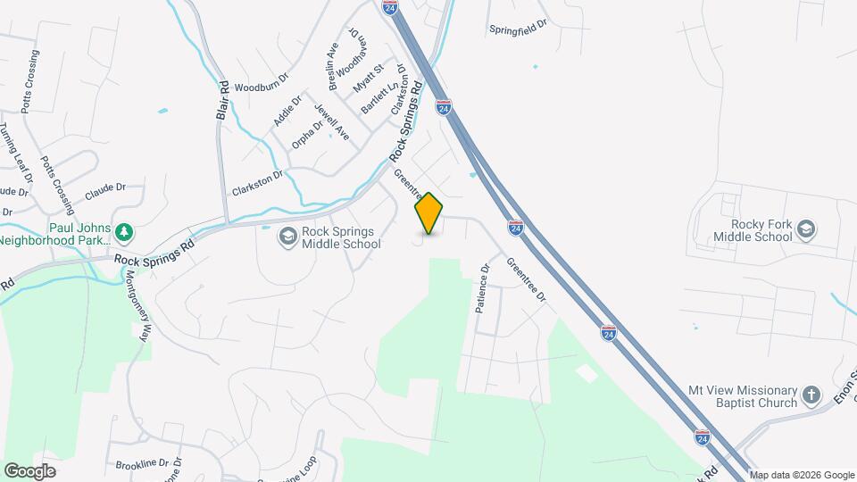 3009 Ryan Hill Dr Map and Location Details