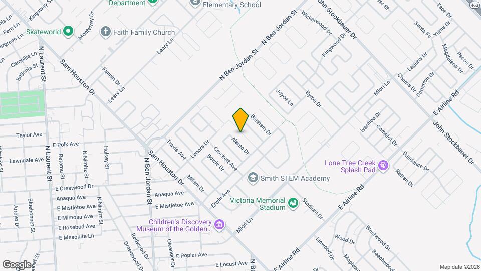 1605 Bexar Ave Map and Location Details