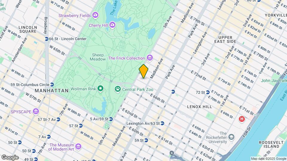 11 E 67th St Map and Location Details