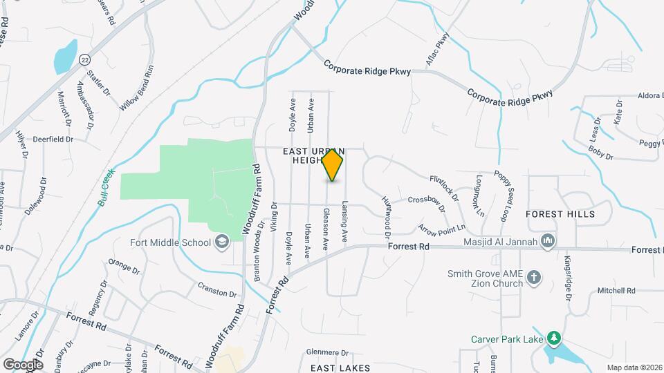 3026 Gleason Ave Map and Location Details