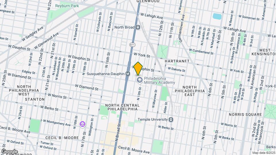 2221 N Park Ave, Unit 1 Map and Location Details