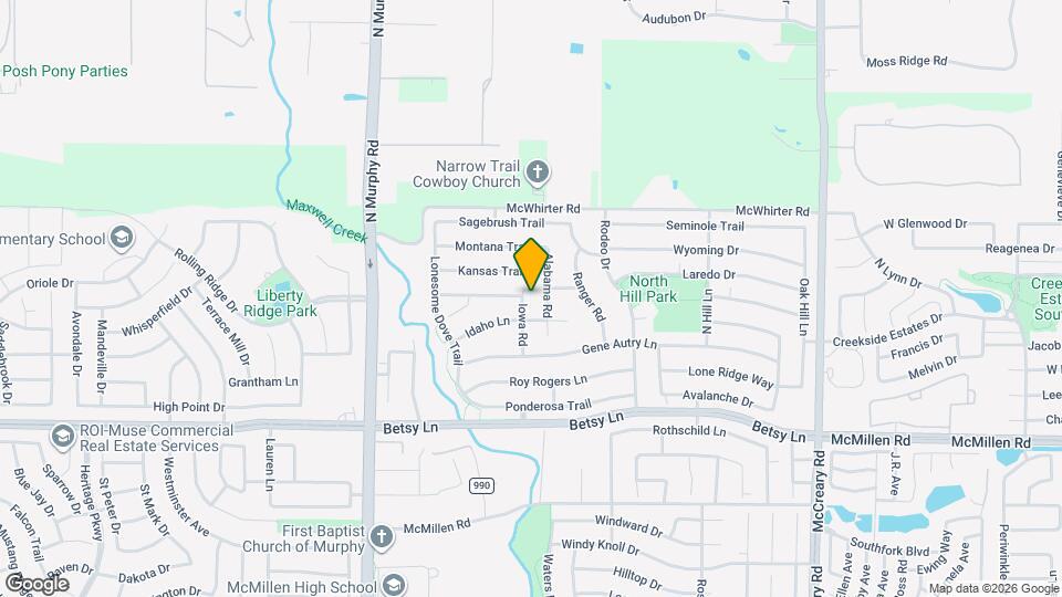 1234 Iowa Rd Map and Location Details