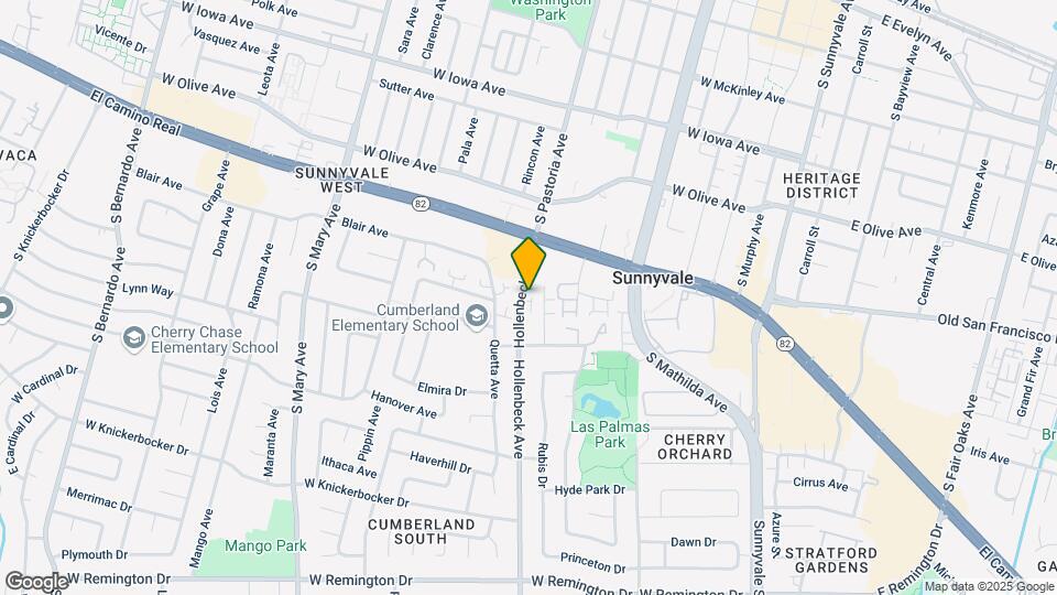 706 Hollenbeck Ave Map and Location Details