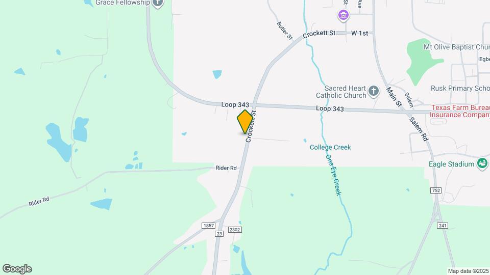 902 Crockett St Map and Location Details