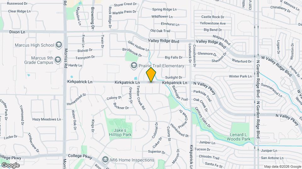 5421 Carriage Ct Mapa y Detalles de la Ubicación