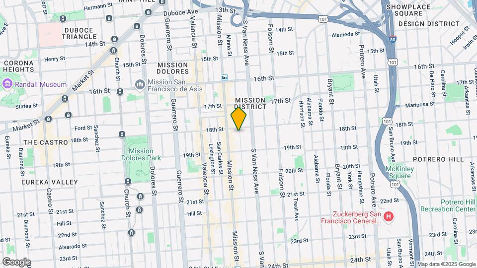 320 Capp St Map and Location Details