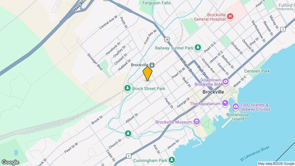 142 Brock St Map and Location Details