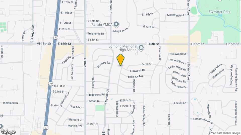 1715 Edgewood Dr Map and Location Details