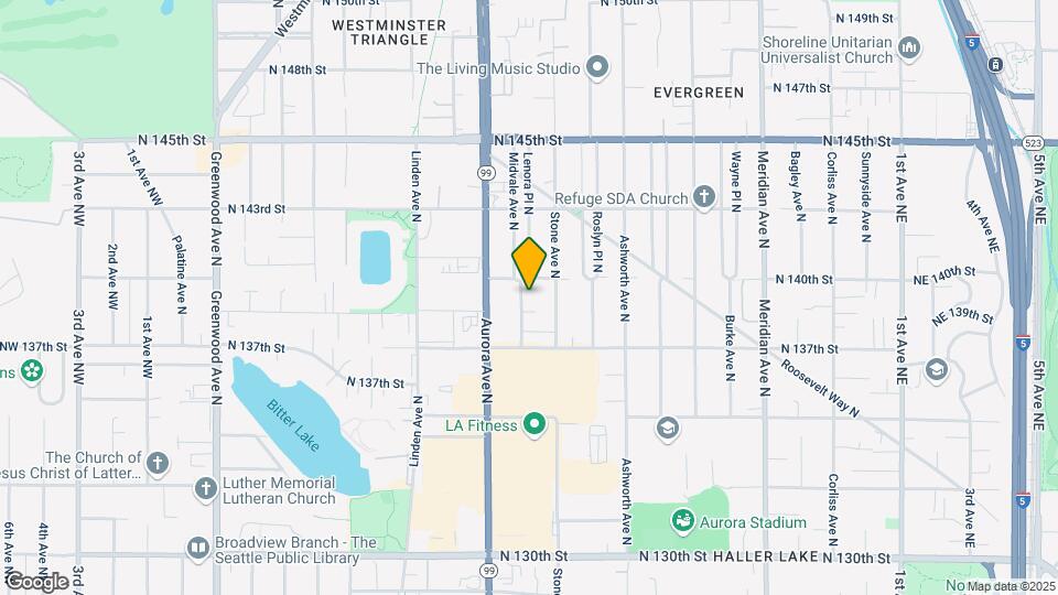 13744 Midvale Ave N Map and Location Details