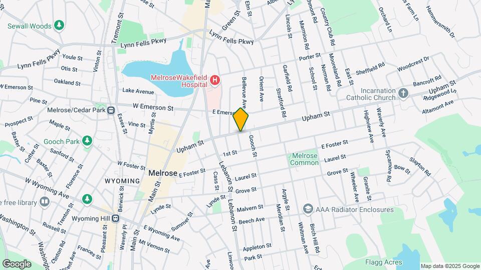 127 Upham St, Unit #3 Map and Location Details