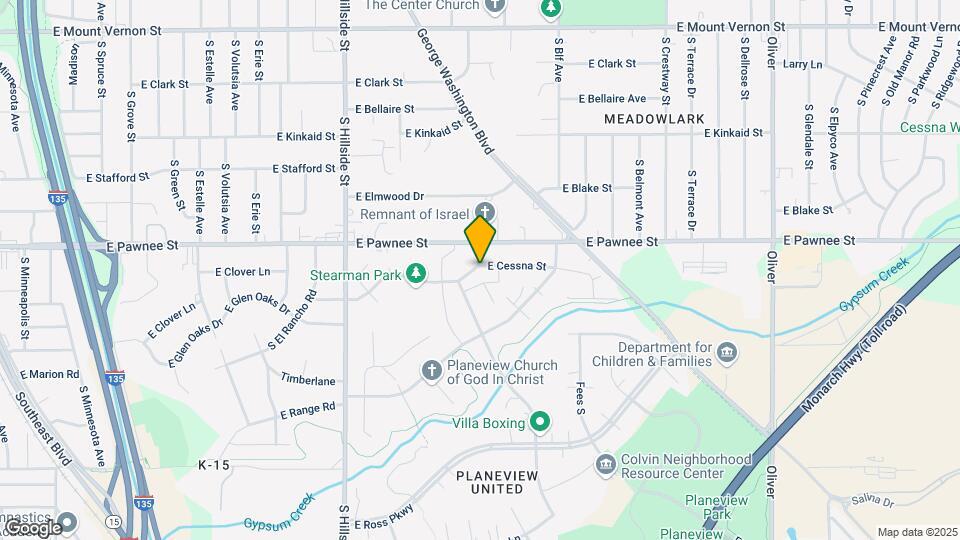 2412 S Roosevelt St Map and Location Details