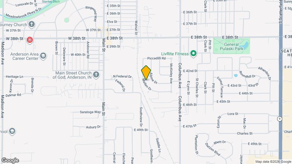 4222 Mellen Dr Mapa y Detalles de la Ubicación