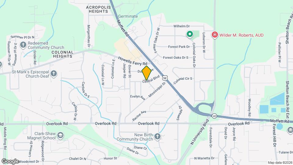 5551 Central Blvd Map and Location Details