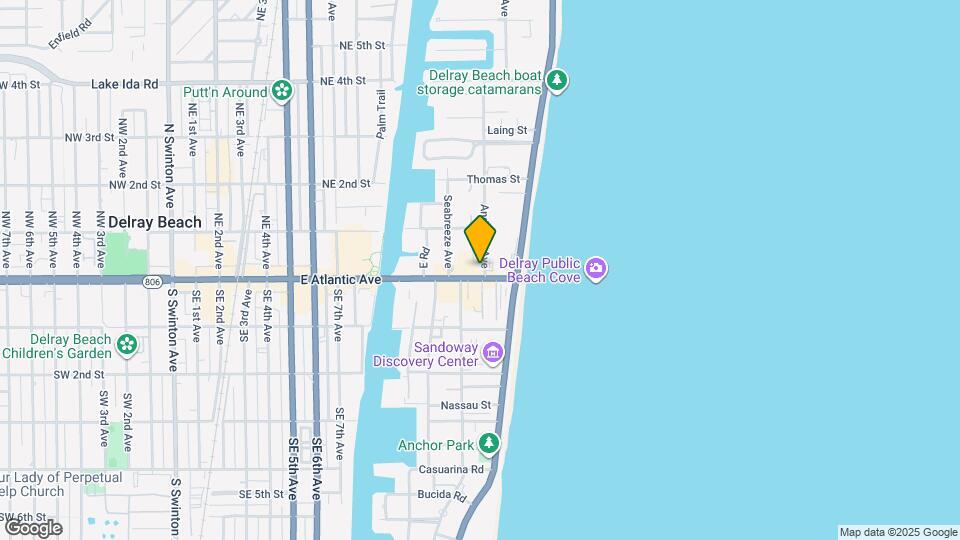 1165 E Atlantic Ave Map and Location Details