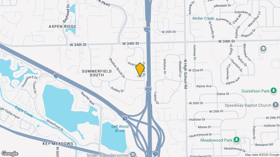 3121 Shadow Brook Dr Map and Location Details