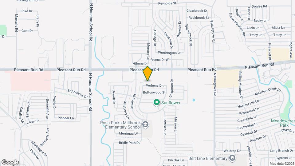 2057 Buttonwood St Map and Location Details