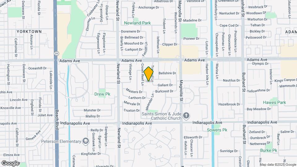 8721 Squires Cir Map and Location Details