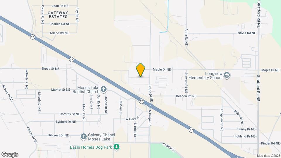 1023 Aspen Rd Map and Location Details