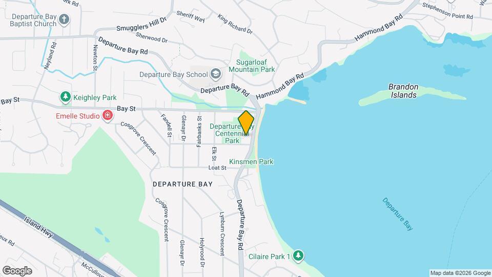 2815 Departure Bay Rd Map and Location Details