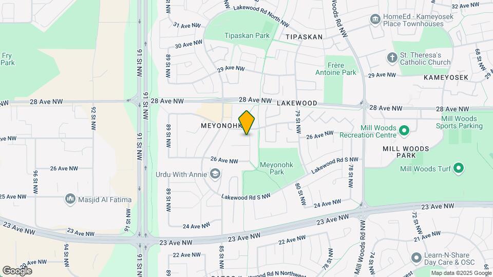 2644 83 St NW Map and Location Details