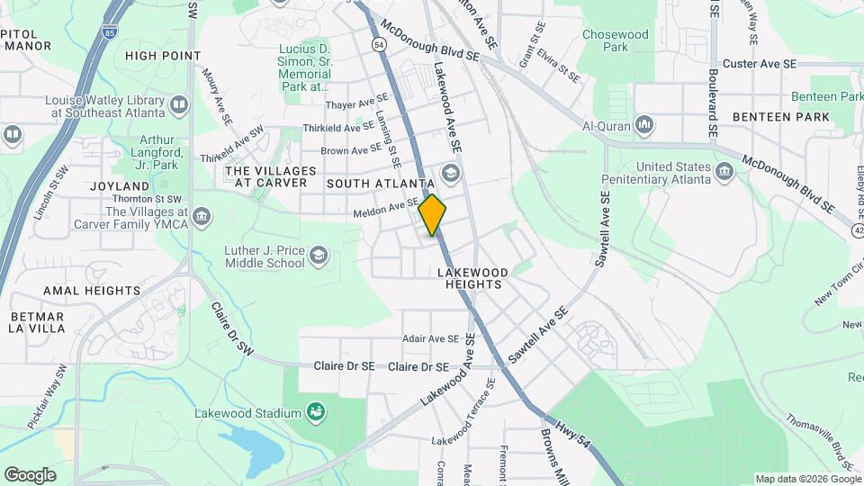 1569 Jonesboro Rd SE Map and Location Details