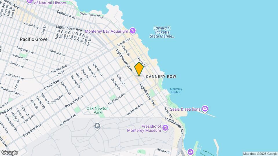 550 Lighthouse Ave Map and Location Details