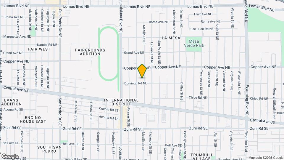 205 Mesilla St NE Map and Location Details