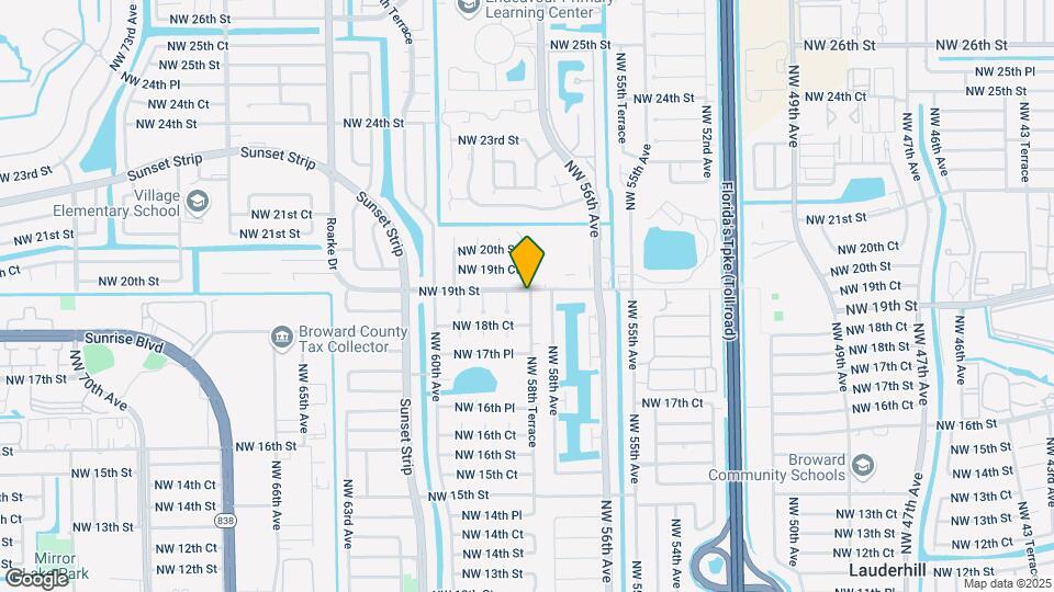 5820 NW 19th St-Unit -A Map and Location Details