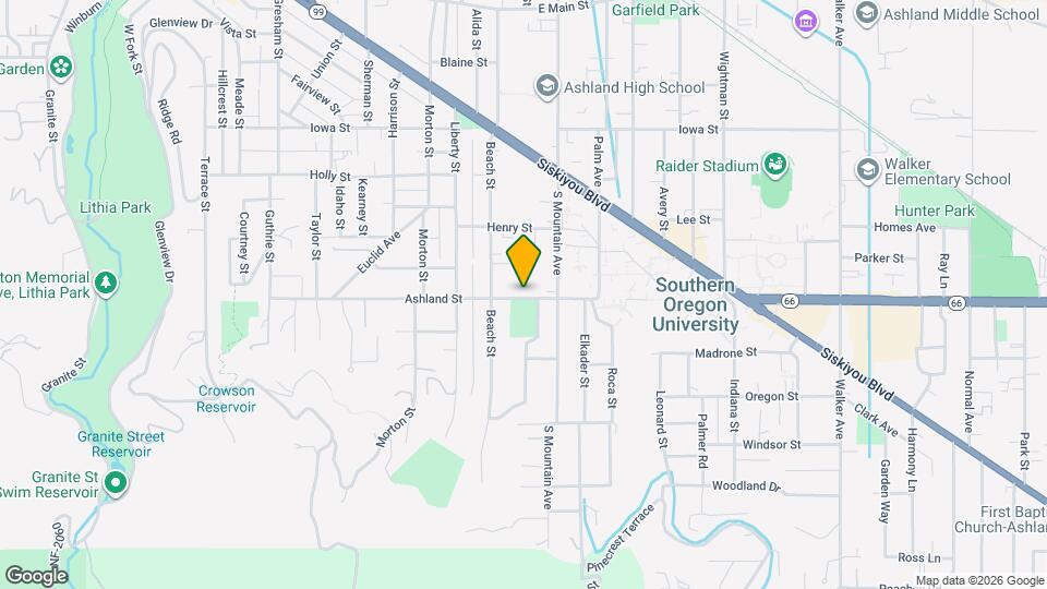 1049 Ashland St Map and Location Details