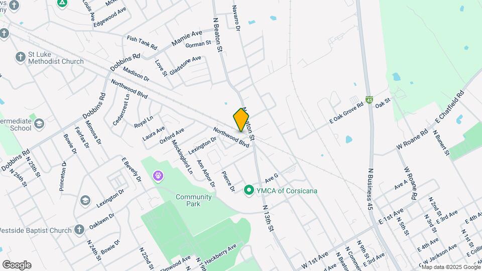 204 Northwood Blvd Map and Location Details