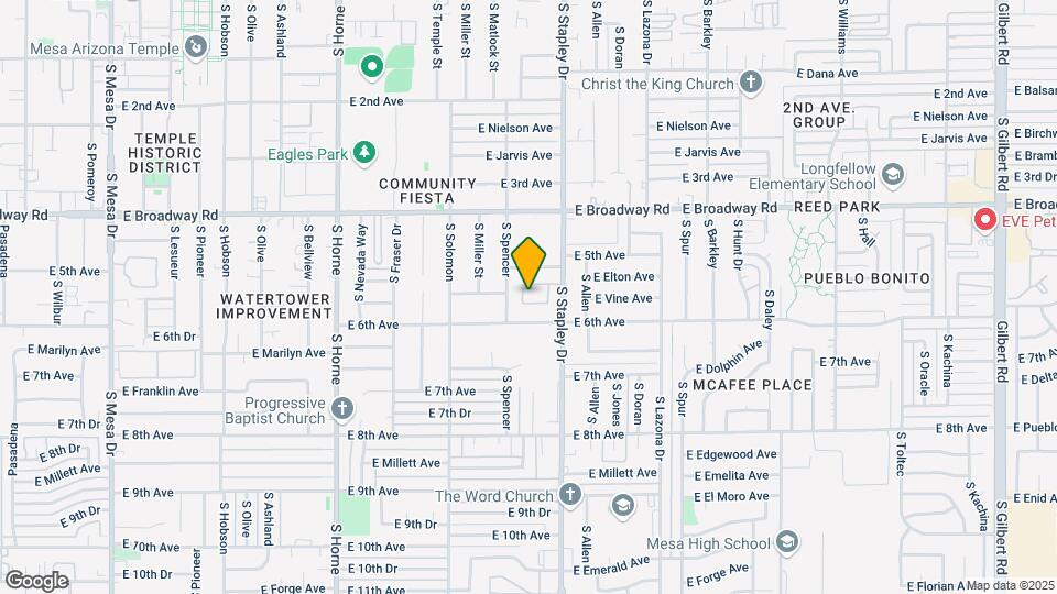524 S Stapley Dr Map and Location Details
