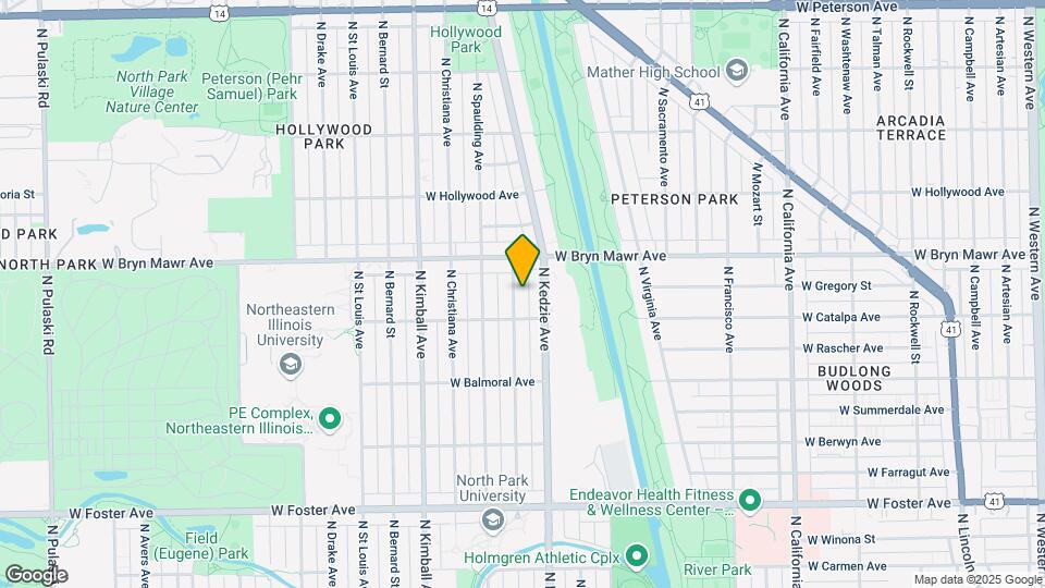 5523 N Sawyer Ave Map and Location Details