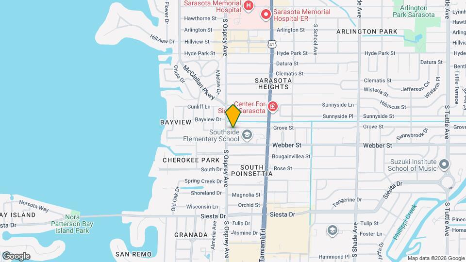 1828 Grove St Map and Location Details