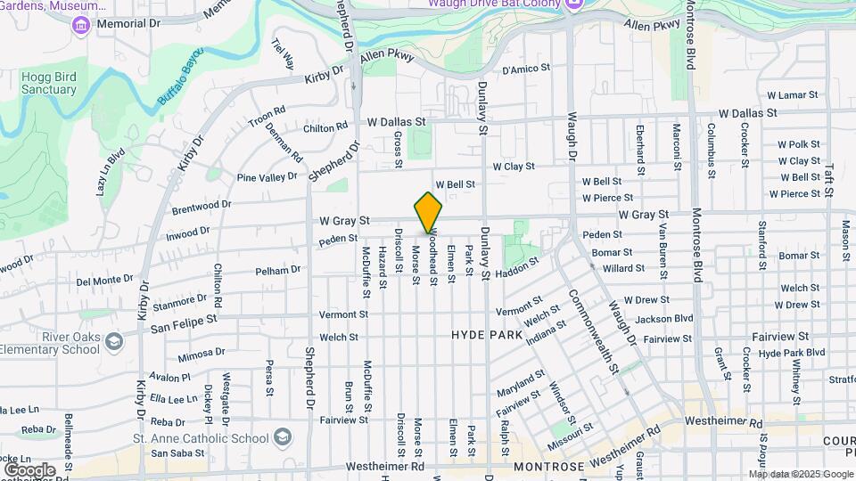 1500 Woodhead St Map and Location Details