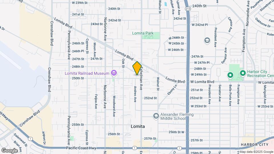 2017-2025 250th St Map and Location Details