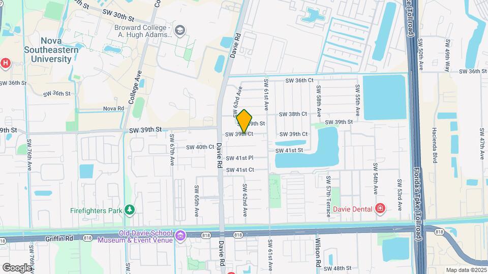 6240 SW 39th Ct Map and Location Details