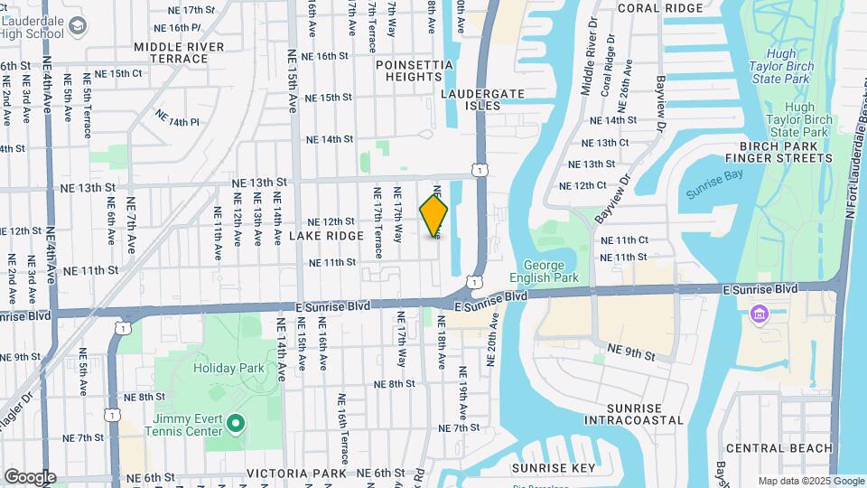 1117 NE 18th Ave Mapa y Detalles de la Ubicación