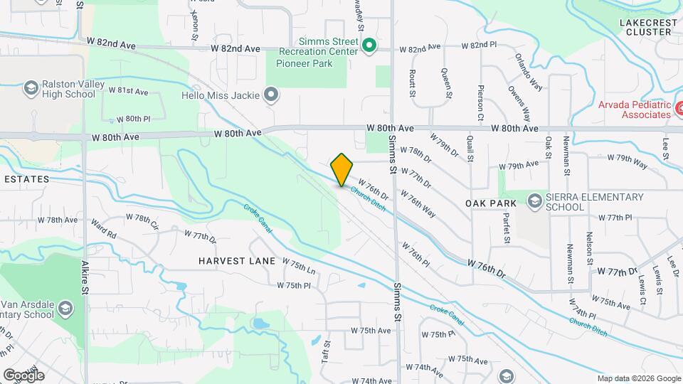 11854 W 76th Ln Mapa y Detalles de la Ubicación