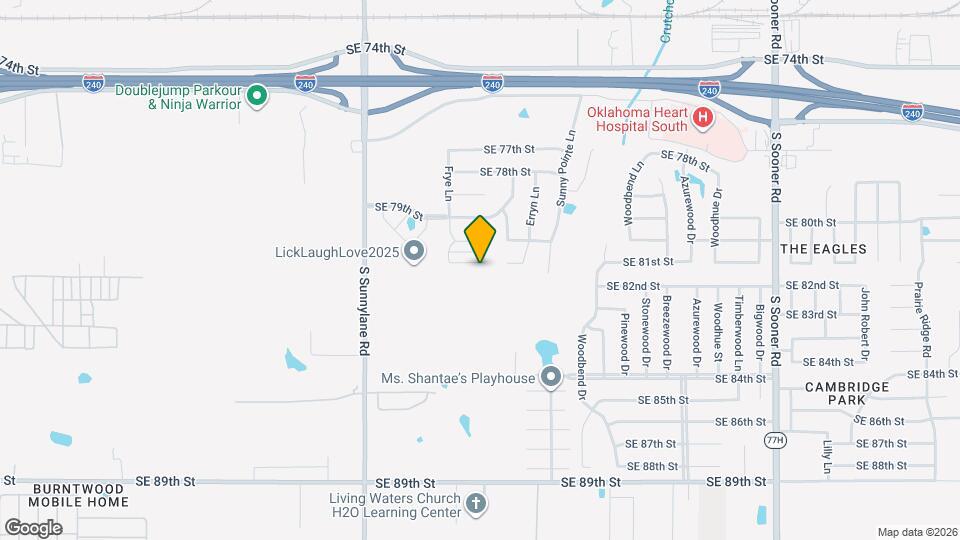 4540 SE 81st St Map and Location Details
