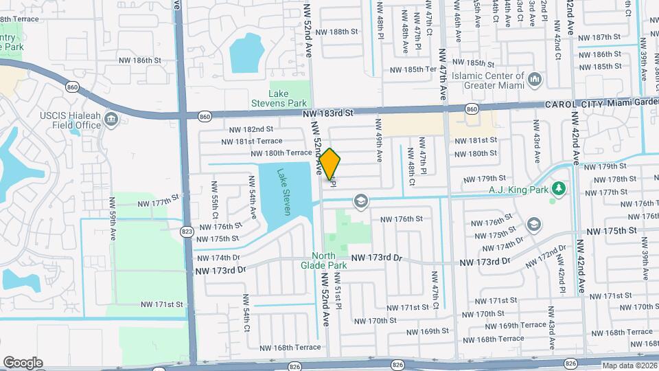 5111 NW 178th Terrace Map and Location Details