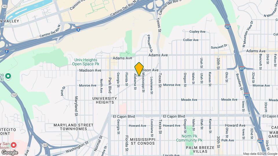 4531 Alabama St Map and Location Details