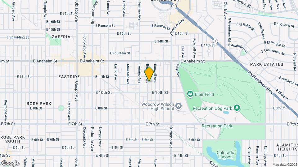 1060 Belmont Ave Mapa y Detalles de la Ubicación