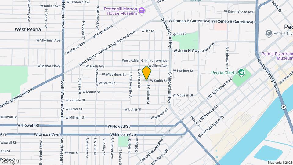 1104 W Smith St Map and Location Details